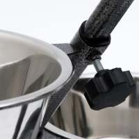 Регулируемая разноуровневая подставка с 2 мисками по 2,5 л Регулируемая разноуровневая подставка с 2 мисками по 2,5 л