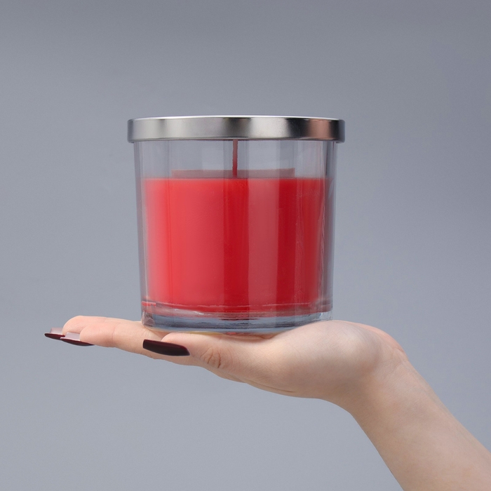 Свеча ГИГАНТ ароматическая в стакане Свеча ГИГАНТ ароматическая в стакане "Вишнёвое цветение", соевый воск, 10х10 см