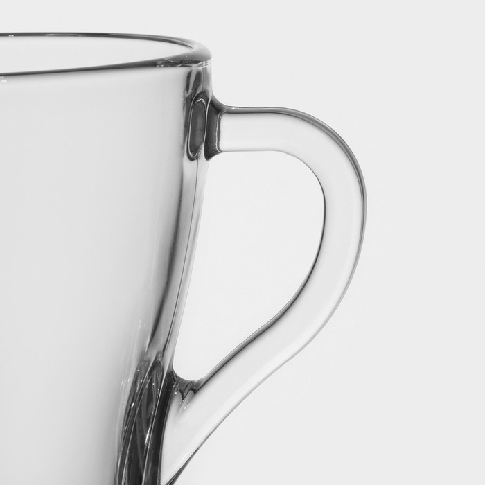 Кружка стеклянная &laquo;Грация&raquo;, 250 мл