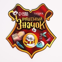 Подарочный набор детский &laquo;Волшебство рядом&raquo;, сумка, значок, цвет красный