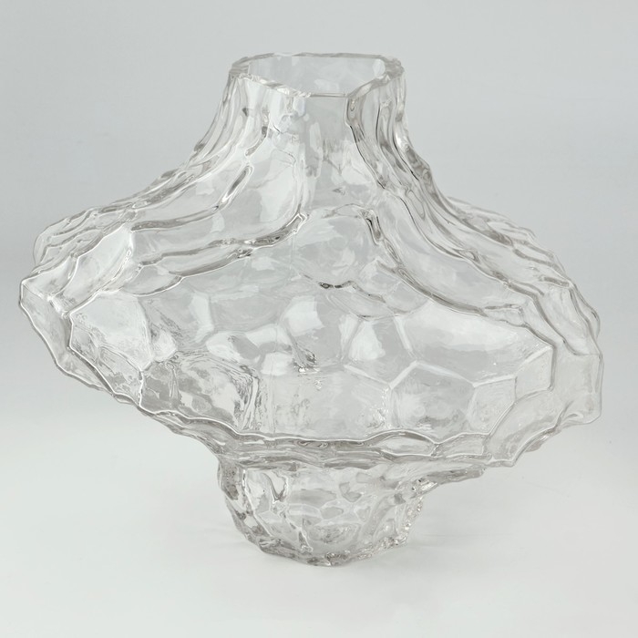 Ваза для цветов &laquo;Диаманд&raquo; из прозрачного стекла 23&times;26&times;26 см