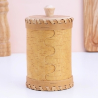 Туес &laquo;Белки&raquo;, 8&times;8&times;14 см, береста