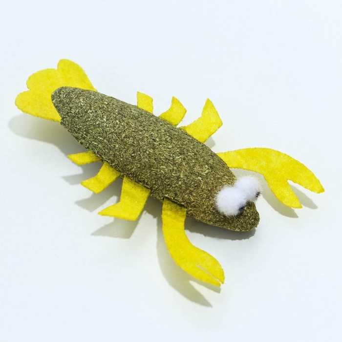 Игрушка для кошек &laquo;Рак&raquo; из кошачьей мяты, 7.5 х 2 см