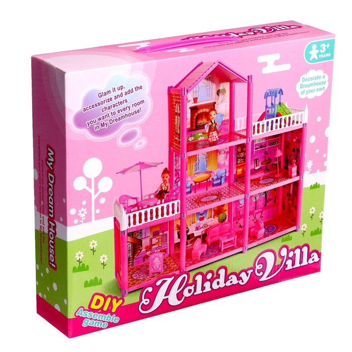 Дом для кукол &laquo;Коттедж&raquo; с куклами и аксессуарами