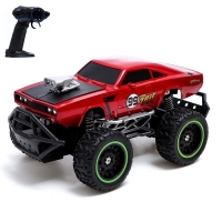 Машина радиоуправляемая &laquo;Бигфут&raquo;, работает от батареек, цвет красный