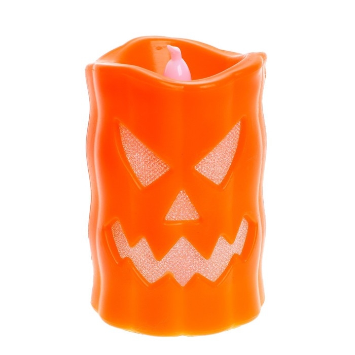 Свеча светодиодная «Хэллоуин», виды МИКС Свеча светодиодная «Хэллоуин», виды МИКС