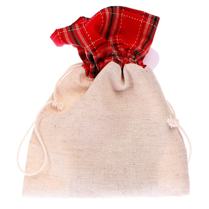 Мешок для подарков &laquo;Новогодний&raquo;, со звездой, виды МИКС