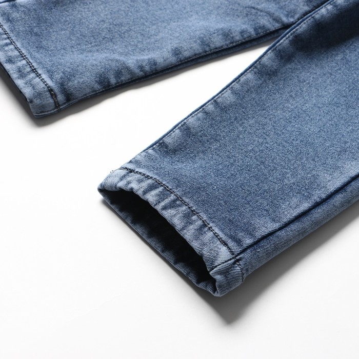 Джинсы для мальчика, НАЧЁС, цвет синий, рост 80 см