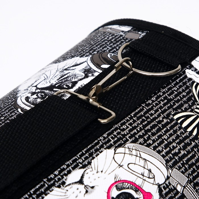 Сумка - переноска для животных Сумка - переноска для животных "Зимние коты", размер L, 53 х 21 х 29 см