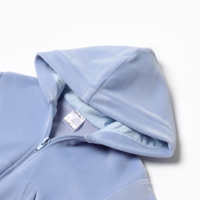 Толстовка Крошка Я Plushy, р. 92-98, голубой Толстовка Крошка Я Plushy, р. 92-98, голубой