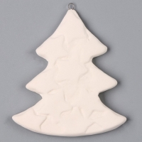 Новый год! Ёлочное украшение под раскраску &laquo;Елочка со звездами&raquo;, с подвесом