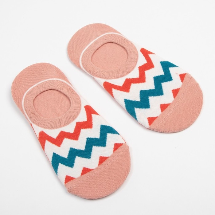 Носки MINAKU &laquo;Зигзаги&raquo;, размер 36-39 (23-25 см)