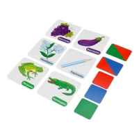 Набор карточек "Звукобуквенные карточки для фонетического разбора (+ 36 цветных карточек)"