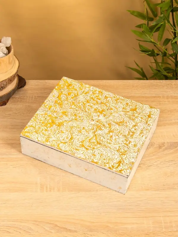 Шкатулка "Узор" 30х25х8 см, МДФ