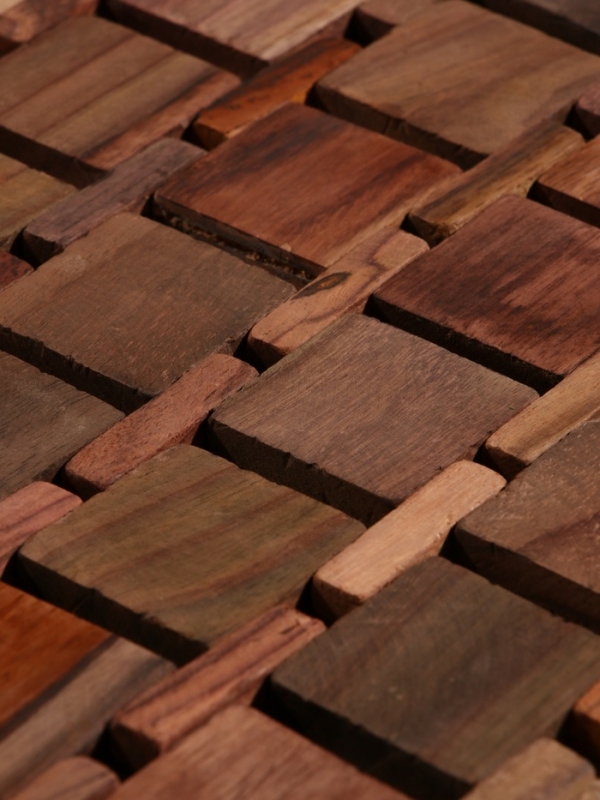 Коврик из тикового дерева, 30х20х0,7 см