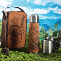 Набор &laquo;Русская рыбалка&raquo;, термос 500 мл, кружка 2 шт