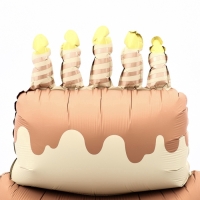 Воздушный шар фольгированный 60" &laquo;Большой сливочный торт&raquo;, под воздух