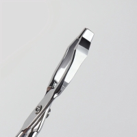 Пинцет в форме ножниц, изогнутый, 8 см, цвет серебристый Пинцет в форме ножниц, изогнутый, 8 см, цвет серебристый