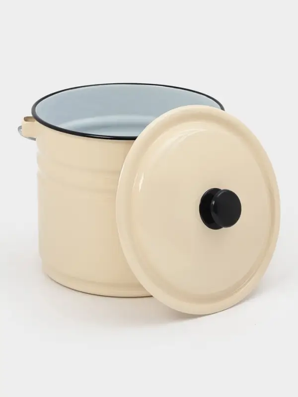 Ведро ц/шт с/кр 10л (слоновая)Без декора