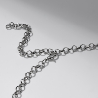 Чокер-колье &laquo;Сияние&raquo; трио на увеличение, цвет белый в серебре, 36 см