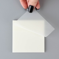 Прозрачные стикеры с липким слоем 75х75мм, 50 листов ArtFox Прозрачные стикеры с липким слоем 75х75мм, 50 листов ArtFox