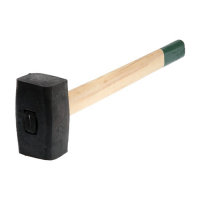 Кувалда кованая ЛОМ, 8 кг, деревянная рукоятка Кувалда кованая ЛОМ, 8 кг, деревянная рукоятка