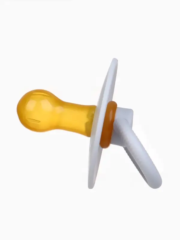 Набор классических пустышек, 2 шт., латекс, зелёный/серый, в контейнере, от 3 мес., M&B