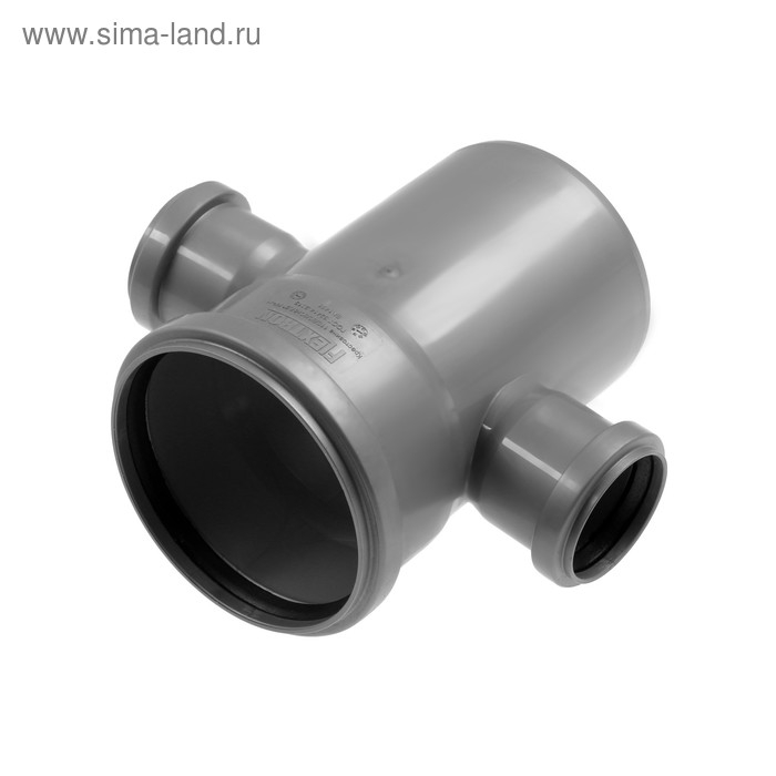 Крестовина канализационная FLEXTRON, 110х50х50 мм, внутренняя, 90&deg;, одноплоскостная, правая