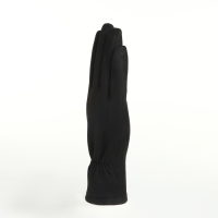 Перчатки женские, безразмерные, без утеплителя, цвет чёрный