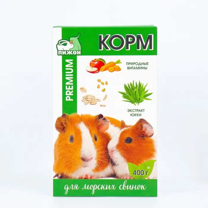 Корм "Пижон Премиум" для морских свинок, 400 г