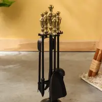 Каминный набор, сталь, алюминий 40 см