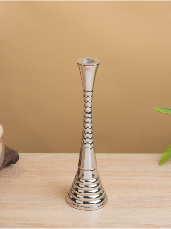 Подсвечник "Шампань" 8х8х27 см, алюминий