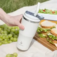 Термостакан Sapporo М, белый (молочный)