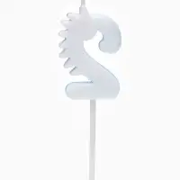 Свеча для торта цифра 2 &laquo;Зверюшка&raquo;, 5 см