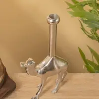 Подсвечник "Верблюд" алюминий 16х5х26 см