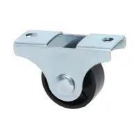 Колесо мебельное ТУНДРА, d=24 мм, h=28 мм, набор 4 шт