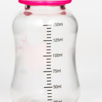 Бутылочка для кормления стекло &laquo;Зайка Полли&raquo;, классическое горло, средний поток, 150 мл., от 3 мес.