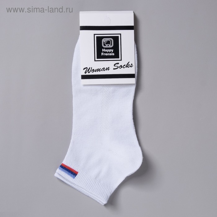Носки женские, цвет белый, размер 23-25