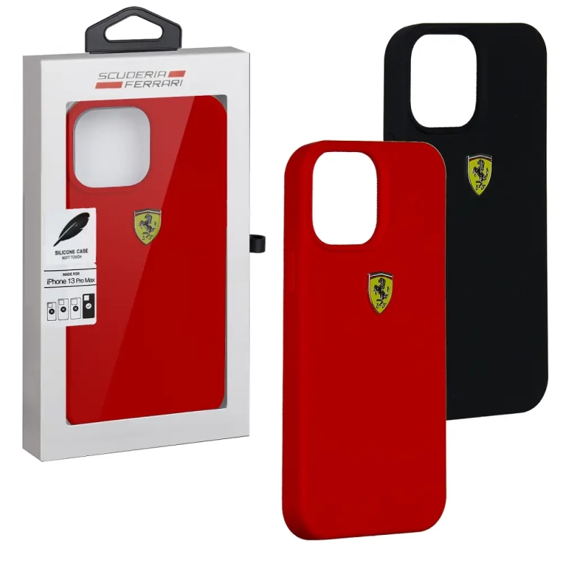 Чехол iph 13 Pro Max Ferrari silicone