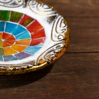 Тарелка декоративная "Элиша" керамика 14х14х3 см Тарелка декоративная "Элиша" керамика 14х14х3 см