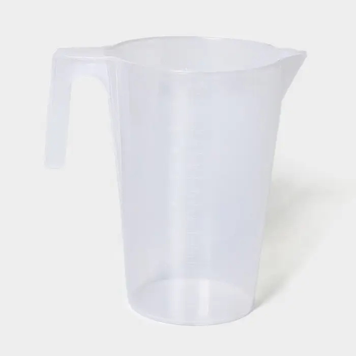 Кувшин мерный Доляна, 1,5 л, цвет прозрачный
