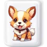 Набор для изготовления мыла. Рукодельное мыло с картинкой "Корги" 05481