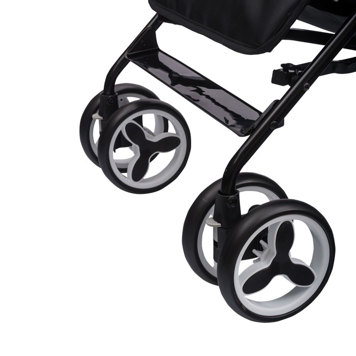 Коляска прогулочная детская Indigo PUNTO, складывается в трость, цвет черный Коляска прогулочная детская Indigo PUNTO, складывается в трость, цвет черный