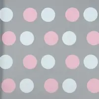 Пленка для цветов, &laquo;Горохи&raquo;, белый- розовый, 56&times;56 см