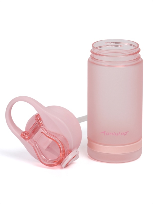 Бутылка для воды Onlytop, 550 мл, цвет розовый