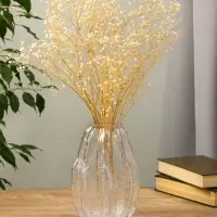 Ваза стекло настольная "Кэли" 21х12х6 см, прозрачный