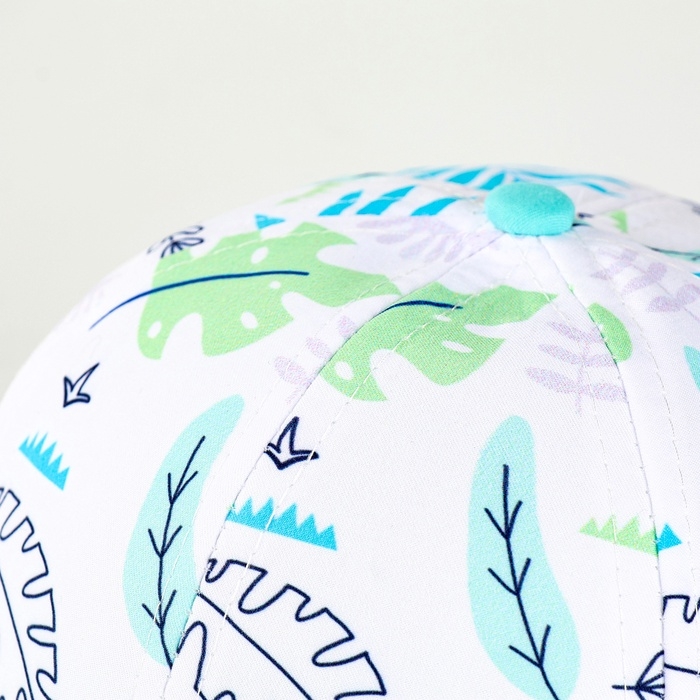 Кепка детская для мальчика &laquo;Листочки&raquo; р-р. 48-50