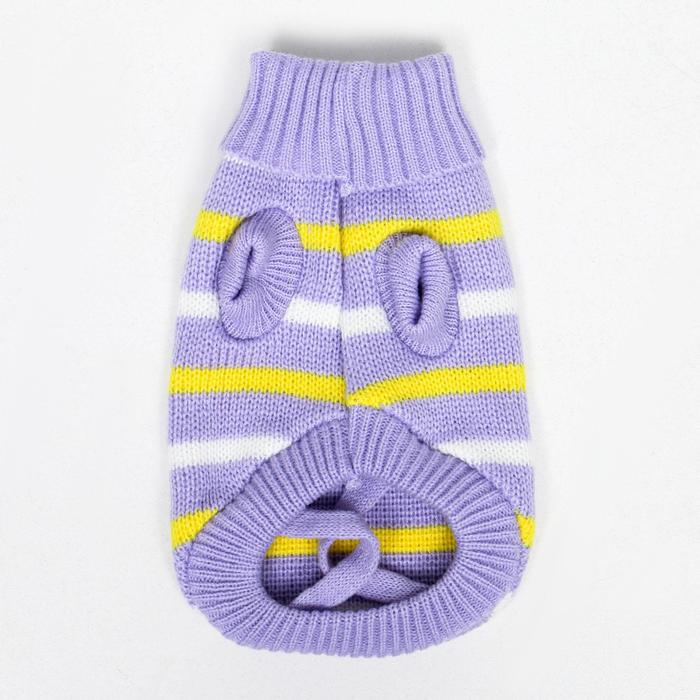 Свитер Свитер "Полоски", 2XL (ДС 41, ОШ 41, ОГ 36-60 см)