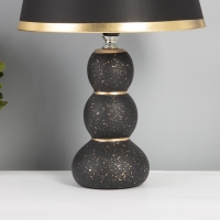 Лампа настольная "Шарики" 1х40Вт Е27 черный/золото 22х22х36см