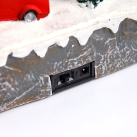 Светодиодная фигура &laquo;Ратуша&raquo; 25.5 &times; 25.5 &times; 21 см, полистоун, USB, свечение мульти